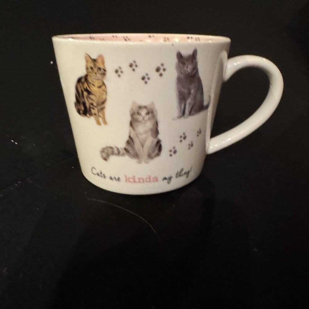 Cooksmart Fine China cup- cats are kinda my thing.